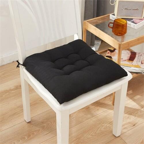 Soft Chair Cushion Square Indoor Outdoor Garden Patio Home Kitchen Office Sofa Seat cushion Buttocks Cushion Pads 40x40cm