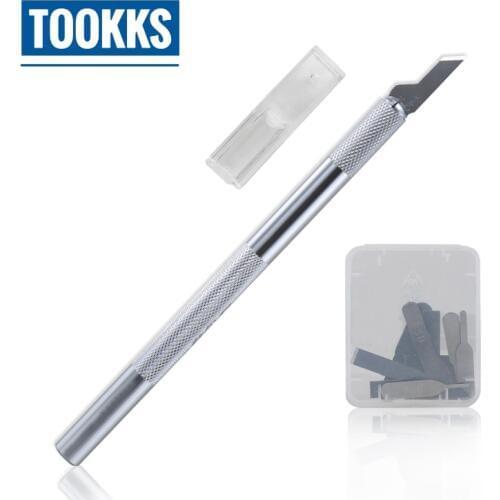 Non-slip PCB Cutting Craft Aluminum Handle Razor use for Wood Carving Fruit Food Craft PCB repair