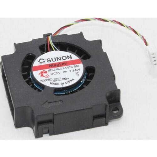 New MF35100VA-C07C-S99 For Sunon Fan DC 5V 3510 Blower 3.5cm Four-Wire Mute fans