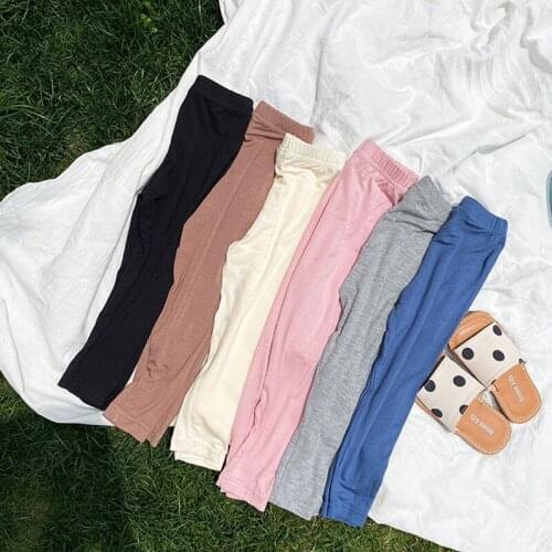 Autumn Girls Leggings Cotton Trousers Kids Pants Girls Pants Skinny Print Slim-Fit Stretch 2-8Y Children Leggings Trousers