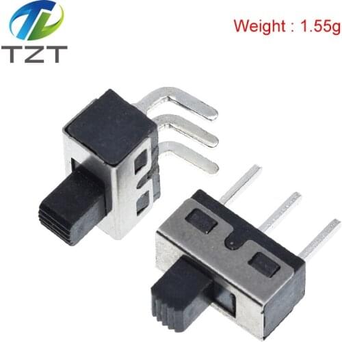 10PCS SS12D10 SS12D06 Toggle Switch 3Pins Straight Feet Handle High 5mm Spacing Of 4.7mm 3A 250V SS12D10 Power Switches