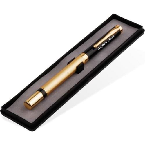 Personalized Boxed Luxury Black Pen Set (Model 1511)