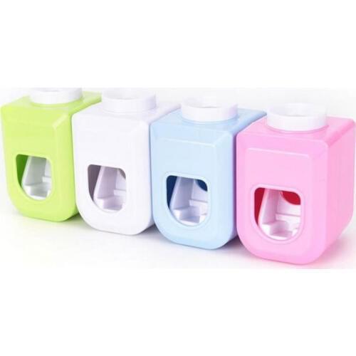 Plastic Toothpaste Squeezer Dispenser Bathroom Wall Storage Toothpaste Holder For Toothpaste Cream Tube Squeezer Accessories