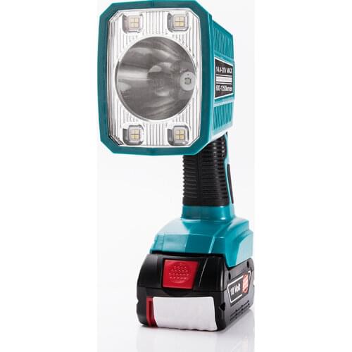 New 18w Portable LED Lamp Work Light For Bosch 18V Li-Ion Battery Flashlight with USB Outdoor Lighting(NO Battery)