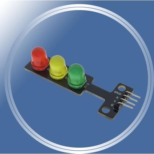 5PCS/LOT Mini 5V Traffic Light LED Display Module for Arduino Red Yellow Green 5mm LED for Traffic Light System Model