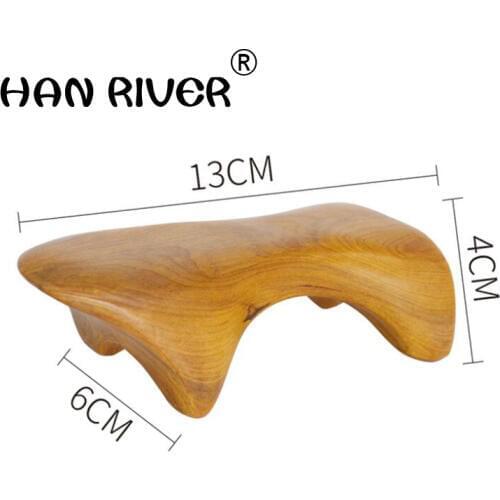 Sandalwood Scrapping plate Triangular scraper blade Natural wooden massager Point massage The massage health care H0050