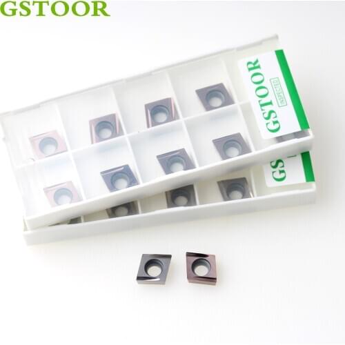 10PCS CCGT030102 04L-F CCGT04010204L-F CCGT060202EL-U CCGT060204ER-U CCGT09T302ER-U CNC Lathe Cutter Cutting Carbide Inserts