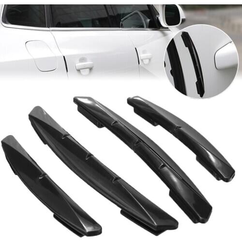 4pcs Car Sticker Door Edge Guards Trim Molding Protection Strip Scratch Protector Car Crash Barriers Door Guard Collision