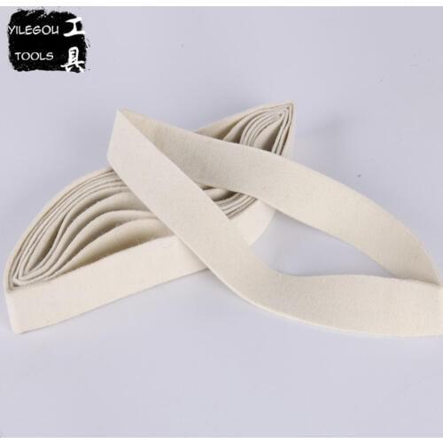 Free Shipping 2 Pieces 40 * 760mm Wool Sanding Belt 40*760mm Wool Polishing Belt