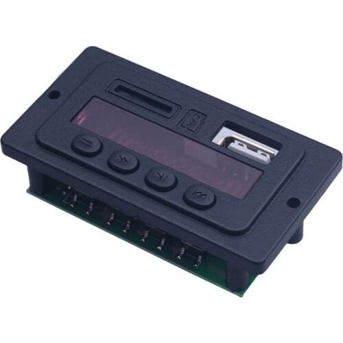 Wireless Bluetooth 5.0 12V MP3 WMA Decoder Board Car Audio USB TF FM Radio Module Color Screen MP3 Player Support Lossness Music