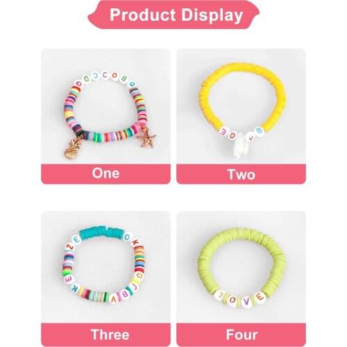 18 Colors 6mm Polymer Clay Beads Disc Round Heishi Beads Chip Disk Loose Spacer for DIY Jewelry Making Bracelets Necklace