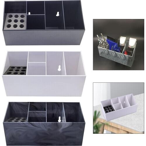 Hairdressing Tool Box Storage Case Shears Hair Scissor Rack Holder Antislip Barbershop Combs Clips Brushes Hairdressing Rack