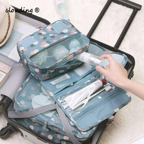 Travel Hanging Large Capacity Packing Organizers Storage Bag Make Up Case Makeup Toiletry Women Beauty Wash Travel Accessories