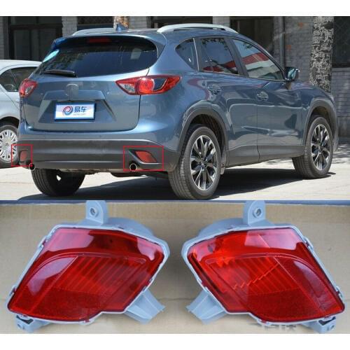 Fit For Mazda CX-5 2013 2014 2015 2016 Halogen Car Rear Fog Light Trunk Bumper Lamps Reflector 2pcs