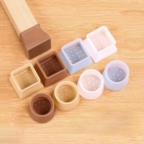 Chair Leg Caps Rubber Feet Protector Universal Silica Gel Foot Table Cover Foot Cushion Protective Chair Leg Protector Non-slip