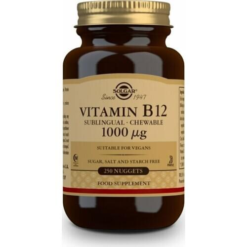 Solder vitamin B12 1000 μg (cyanocobalamine)-100 sublingual-chewable tablets