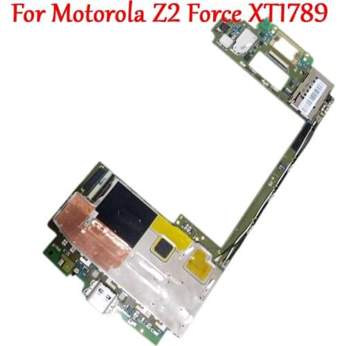 Tested Full Work Original Unlock Motherboard Logic Circuit Electronic Panel For Motorola moto Z2 Force XT1789 XT1789-03