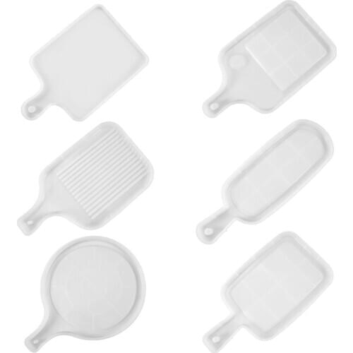 Crystal Epoxy Resin Mold Tray Plate Casting Silicone Mould DIY Craft Making Tool