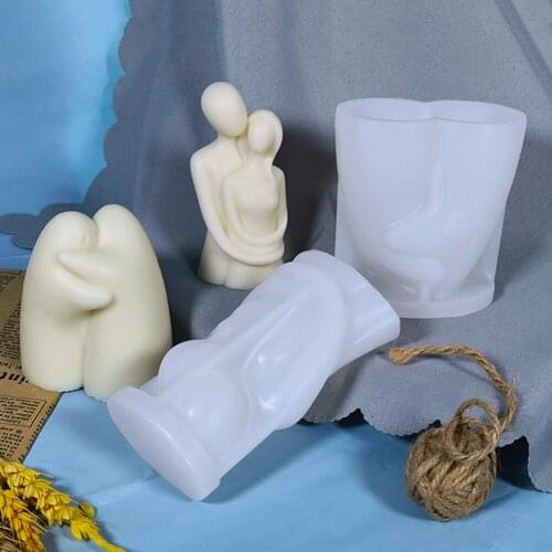 DIY Warm Hug Family Candle Silicone Mold DIY Lovers Soap Making Wedding Gifts Craft Home Decor Supplies
