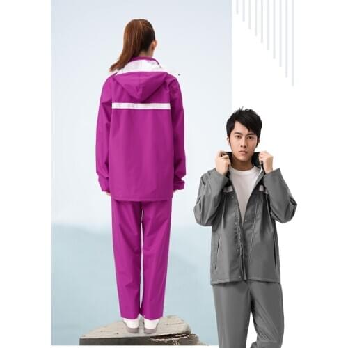 Waterproof Raincoat Suit Cycling Outdoors Reflective Impermeables Fishing raincoat Mountaineering Yagmurluk Rain Gear BE50rc