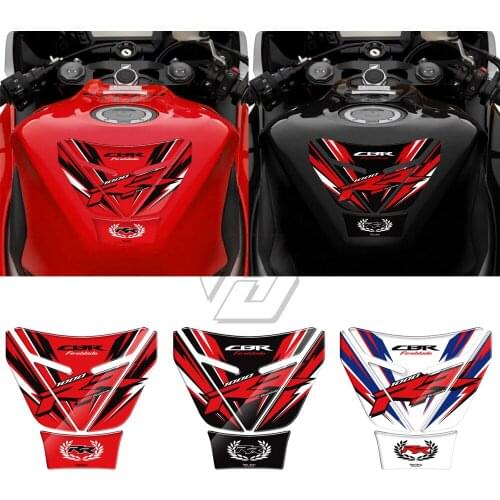 3D Motorcycle Gas Tank Pad Protector Case for Honda CBR1000RR Fireblade Tankpad 2008-2016