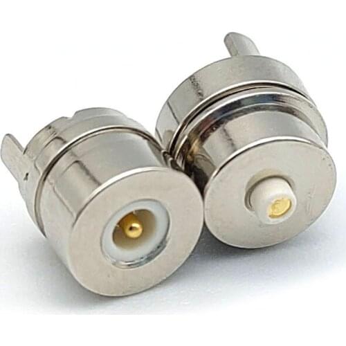 10pcs Mini Circular Shape 6mm Magnetic Connector Male Female 3A LED Smart Electronic DC Power Charge Jack Port Socket 6mm
