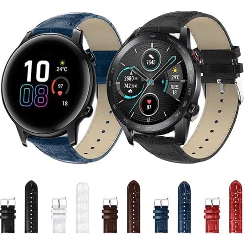 18MM 20MM 22MM Leather Watch Strap For Garmin Venu GarminMove 3 Garmin Active S Vivoactive 3 4 4S Smart Quick Release Wristband