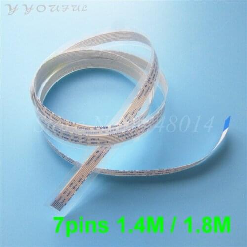 2pcs Original 7pin 1.4M 1.8M long FFC Flat date cable for Liyu TC/SC 801 SC1261 SC631 cutter cutting plotter printer date cable