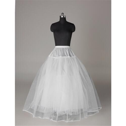 4 Layers Netting Without Hoop Wedding Petticoat Crinoline A Line Underskirt Bridal Dress Accessories