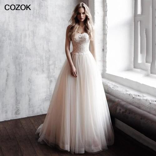 COZOK Lace Wedding Dresses