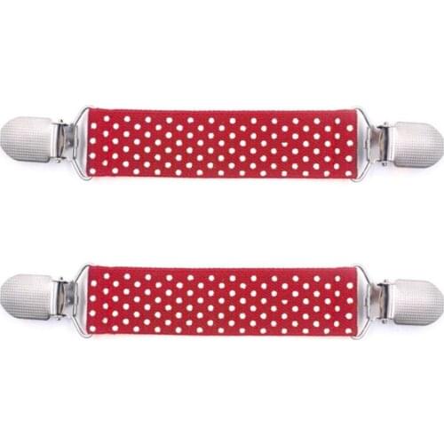 Kids Boys Girls new design Multicolor Stainless Steel Mitten Clips Elastic Glove And Mitten Clips For Kids 1 Pair New Year Gift