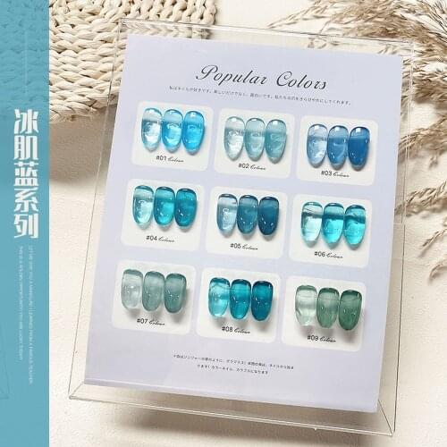 Elano New Ice Transparent Nail Polish Gel Set Nail Shop Special Protective Nail Phototherapy Glue Jelly Nude Nail Art