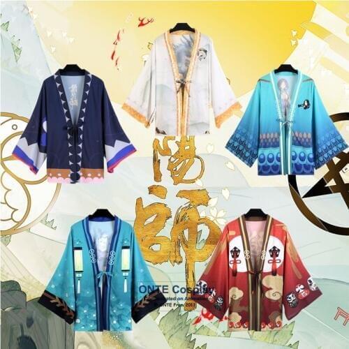 Hot Games Onmyoji Cosplay Coat Costumes Shonen Fancy Bathrobe Kimono Yuki-onna Seimei and Kagura Yukata