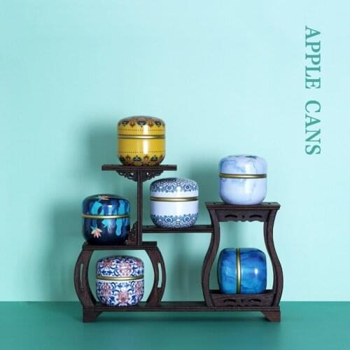 Tea Storage Container Spices Jars Candle Bulk Cereals Hermetic Pots Sugar Bowl Kitchen Box Organizer Cans IronTins Wholesale New