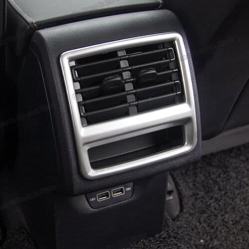 Lsrtw2017 Car Armrest Rear Air Vent Outlet Frame Trim Cover Trim for Volkswagen Vw Golf 8 MK8 Pro R 2021 2022 Accessories Auto