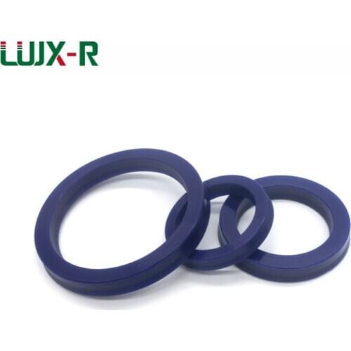 LUJX-R UNS Seal Ring for Piston Rod Polyurethane U Type Pneumatic Ring Hydraulic Shaft Seal 8x18x8/10x19x8/16x26x8-50x65x10mm