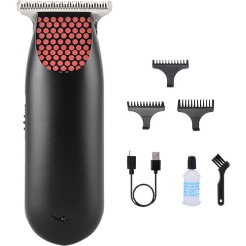 Mini Portable Electric Hair Clipper T Blade Zero Gap Man Hair Cutter Waterproof USB Charging Low Noise Fast Hair Cutting Machine