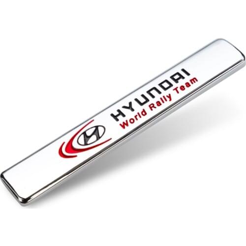 1Pcs 3D Metal Sport VIP Emblem Badge Car Sticker Accessorie For Hyundai I10 I20 I30 I40 IX20 IX35 Tucson Solaris Accent Azera