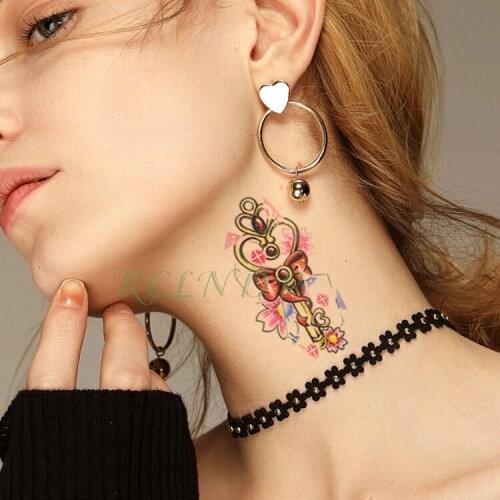Fashion Waterproof Temporary Tattoo Sticker Fake Tatto Flash Tatoo Tatouage Wrist Foot Hand Arm For Girl Women Kids