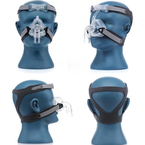 NM1/NM2 Full Face Mask CPAP Auto CPAP BiPAP Mask With Free Headgear White S M L for Sleep Apnea OSAHS OSAS Snoring People