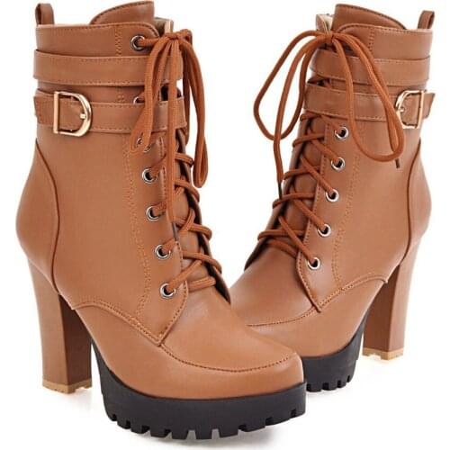 New Women Boots Genuine Leather Women White Ankle Boots Motorcycle Shoes Female Spring Autumn Winter Shoes Woman Punk Boots