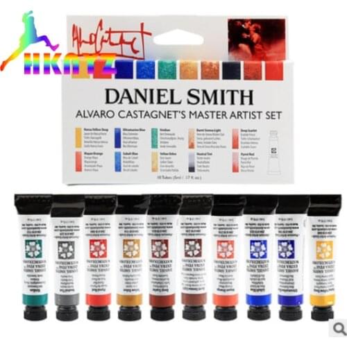1 sets Original DANIEL SMITH Avaro Watercolour Water Color Art USA Import Acuarelas Profesionales Tubular Watercolor Set