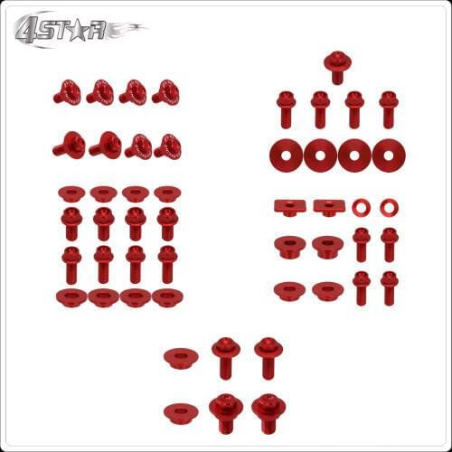 Motorbike CNC Front Rear Fender Radiator Shroud Fork Guards Seat Side Panels Screw Set For HONDA CR125 CR250 00-07 CRF450R 00-04