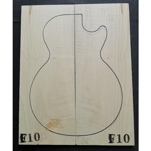 Flame Maple Electric Guitar Electric Bass Body Veneer Two-piece Wood Square Guitar Making Material Accessories500*180*11mm