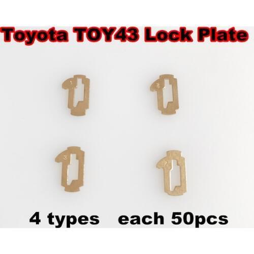 TOY43 Car-Lock Reed Locking Plate For Toyota Camry Corolla NO.1.2.3.4 Lock Reed(4 model)Total 200PCS