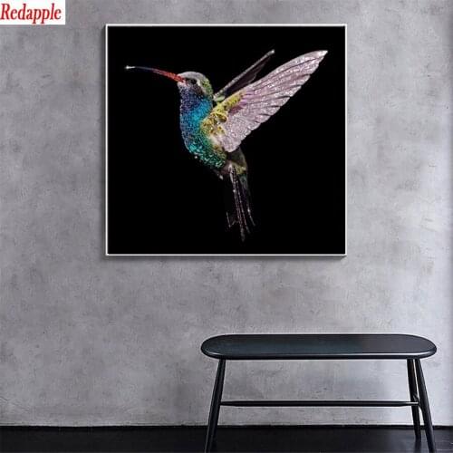 Full square round diamond painting Beautiful Shining Kingfisher diamond embroidery 5D rhinestone mosaic diamond inlaid pattern