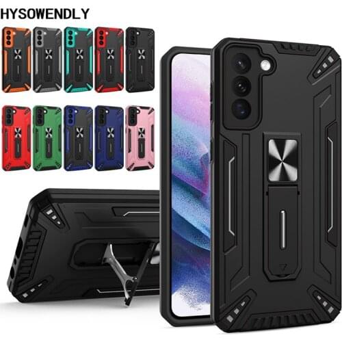 Magnetic Ring Stand Silicone PC TPU Case For Samsung Galaxy A01 Core A02 A02s A03s A10s A11 A12 A20s A21S A30 A50 S20 S21 FE Pro
