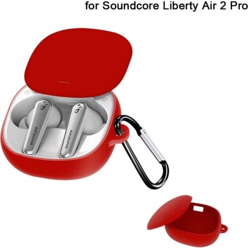 Silicone Case Protector Cover for Anker Soundcore Liberty Air 2 Pro Protective Shell for Soundcore With Hook
