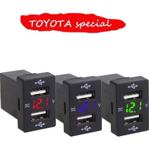 Special purpose reserved car series reserved hole modified charger, mobile phone fast charging adapter Use For Toyota