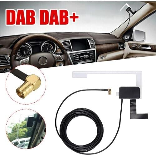 For Universal 12V Auto Car Radio DAB DAB+ FM Antenna Signal Amp Amplifier For Marine Car Vehicle Boat 118inch FM Amplifier